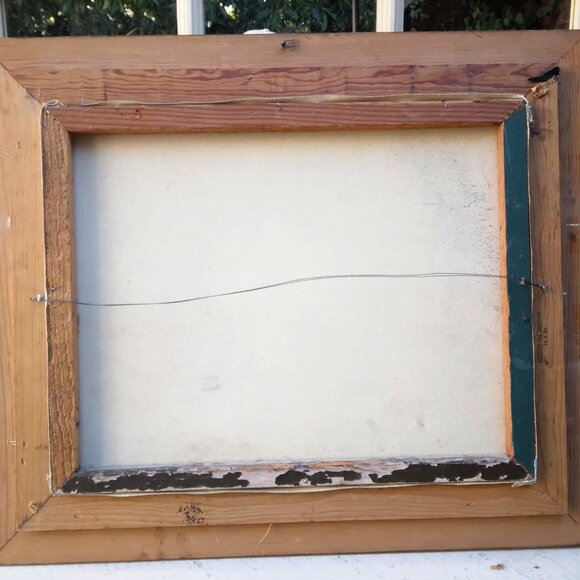 Beautiful Landscape Mountain Sunset Original Oil Painting By Artist K. Horden - Picture 12 of 12